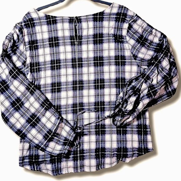 Vince Camuto long sleeved Plaid style size Large - Picture 5 of 5
